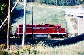 Locomotora diesel CC-2006 (GP38), del Chicago Central and Pacific Railroad