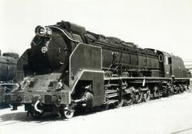 Locomotora de vapor 151-3101 de RENFE (Serie RENFE 151-3101 a 3122) (serie RENFE 5001 a 5020), co...