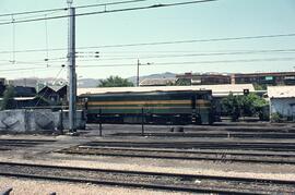 Locomotora diésel - eléctrica 321 - 028 - 3 de la serie 321 - 001 a 080 de RENFE, ex. 2128 de la ...