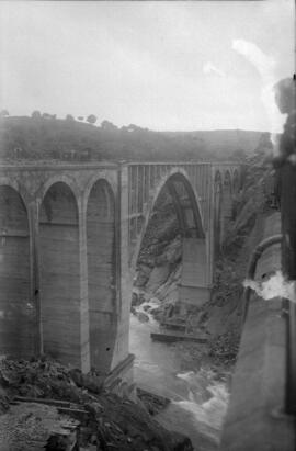 Puente sobre el río Jerte en la línea Plasencia Empalme-Astorga