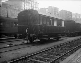 Coche sanitario de dos ejes ZSfhv-1 de la Compañía del Norte (posterior RENFE Shv 601)