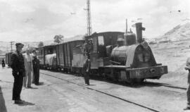 Locomotora de vapor con ténder 030 T "Bélgica" nº 3 del Ferrocarril de Valdepeñas a Pue...