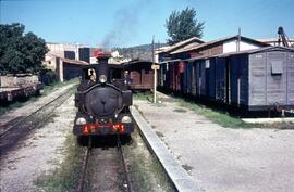 Locomotora de vapor nº 1 "Gandía" del Ferrocarril de Alcoy a Gandía (AG), con rodaje 13...