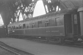 Coche restaurante 2760 de la Compañía Internacional Wagons Lits formando parte de una composición...