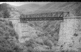 Puente de Valdehornos, en el km 108,300 de la línea de Zafra a Huelva
