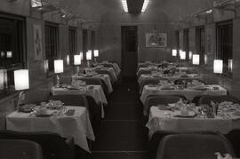 Coche restaurante WR 3578 de la Compañía Wagons Lits en Barcelona, construido por la empresa fran...