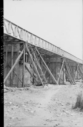 Puente metálico de El Torote, situado en el km 28,352 de la línea de Madrid a Barcelona, dentro d...