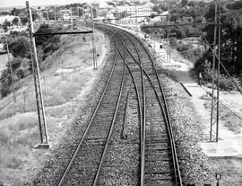 Estación de Pozuelo de la línea de Madrid a Irún