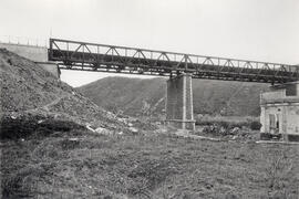 Puente sobre la riera de Colera, en el p.k. 270,423 de la línea de Tarragona a Barcelona y Franci...