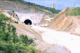 Construcción del túnel de Ateca