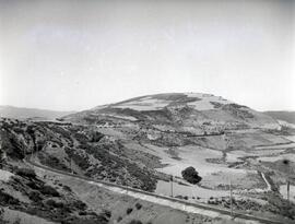 Vía entre los km 209 y 210 de la línea de Palencia a la Coruña, a la altura de la pedanía de Brañ...