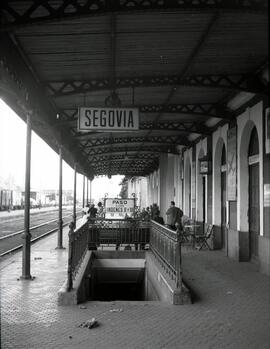 Estación de Segovia de la línea de Villalba a Medina del Campo por Segovia