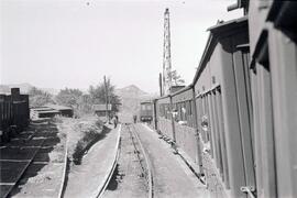 Composición de viajeros del Ferrocarril de Langreo circulando en el plano inclinado o rampa de Sa...