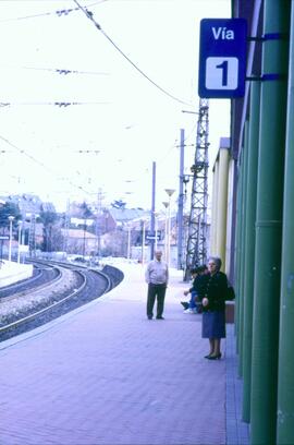 Viajeros en la estación de Pozuelo