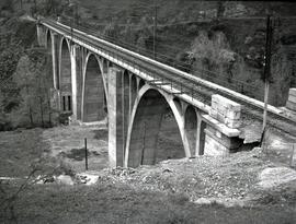 Viaducto de Las Puentes, en el km 96,965 de la línea de León a Gijón