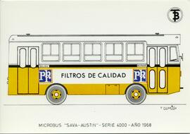 
Autobús articulado "Pegaso - Jorsa". Serie 3000. Año 1967
