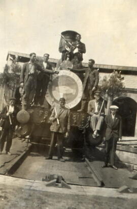 Locomotora de vapor 31 "P. Fuenmayor" de la serie 30 a 34 del Ferrocarril de Torralba a...