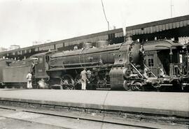 Locomotora de vapor Pacific 231 de la serie 231 - 4021 a 4024 de RENFE, ex MZA serie 877 a 880 y ...