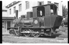 Locomotora de vapor SM 103 "Orconera" de la Compañía Minera de Sierra Menera, con rodaj...