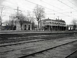 Estación de Pozuelo de la línea de Madrid a Irún