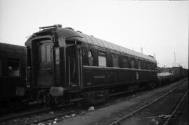 Coche restaurante WR 4078 de la Compañía Wagons Lits en la estación de Madrid - Atocha, construid...