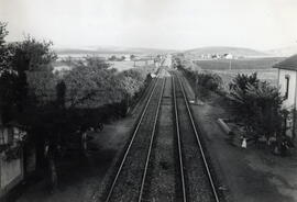 Ampliación de vías de la estación de El Cuervo en la línea de Sevilla a Cádiz, lado Cádiz