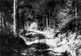 Tramo de vía del Ferrocarril eléctrico de Guadarrama