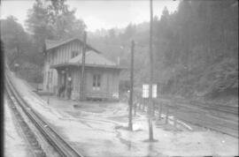 Estación de La Florida y plano inclinado de San Pedro los Ferrocarriles de Langreo (Gijón a Sama ...
