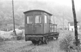 Vagón freno nº 2 para la rampa de La Florida o de San Pedro del Ferrocarril de Langreo en la esta...