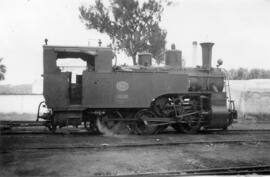 Locomotora de vapor 030 T nº 41 de los Ferrocarriles Suburbanos de Málaga, construida por SLM en ...