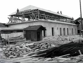 Estación de Ávila.Obras del nuevo edificio de viajeros