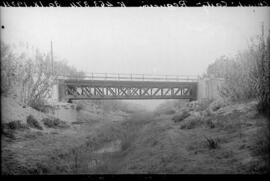 Puente sobre el río Reguerón,en el km 463,373 de la línea Chinchilla-Cartagena