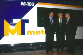 Entrega oficial, en la estación de Madrid - Puerta de Atocha, de las cinco unidades de tren eléct...