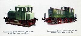 Locomotora de maniobras  de 2 y 3 ejes