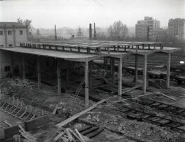 Estación de Madrid - Príncipe Pío. Obras de remodelación del depósito.