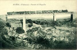 Puente del Roquillo de la línea de Utiel a Valencia de la Compañía del Norte en Buñol