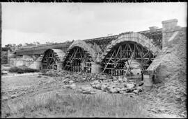 Sustitución de puentes metálicos. Línea Madrid a Badajoz, km 289,182. Puente sobre el río Guadalmez