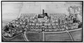 Reproducción fotográfica de plano de la ciudad de Zaragoza, realizado a fecha de 1929