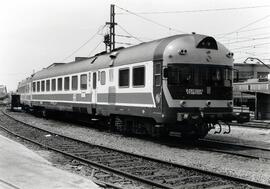 Automotor diésel serie 597 - 004 - 1 de RENFE, TER (Tren Español Rápido) (ex 9701 a 9760), constr...