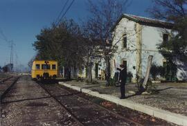 TÍTULO DEL ÁLBUM: [Fotografías relativas al cierre del tramo Jaén a Campo Real de la línea de Pue...