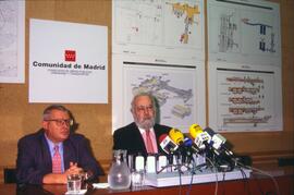 Presentación a la prensa, obras aeropuerto en Metro