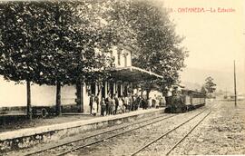 Estación de Ontaneda del ferrocarril de Astillero a Ontaneda para vía estrecha