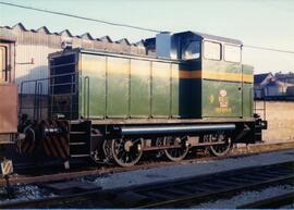 Locomotora de maniobras serie 304 - 040 - 9 (ex 10440)