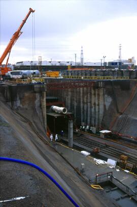 Perspectiva de las obras de Metro Sur de Madrid correspondientes a los tramos Getafe 2 - Getafe 8