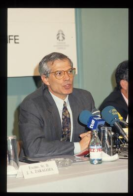 José Borrell en un evento celebrado en el palacio de Fernán Núñez, sede de la Fundación de los Fe...