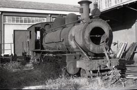 Locomotora de vapor 140 nº 53 del Ferrocarril de la Robla, construida por Baldwin Locomotive Work...