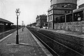 Estación de Barcelona - Pueblo Nuevo de la línea de Barcelona-Término a Massanet-Massanas (vía Ma...