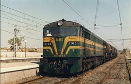 Locomotora diésel - eléctrica 321 - 068 - 9 de la serie 321 - 001 a 080 de RENFE, ex 2168 de la s...