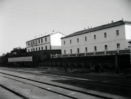 Estación de Valencia de Alcántara de la línea de Cáceres a la Frontera Portuguesa