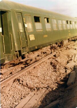 Descarrilamiento del tren expreso 5605 en el km 48,900, línea de Zamora a Puebla de Sanabria